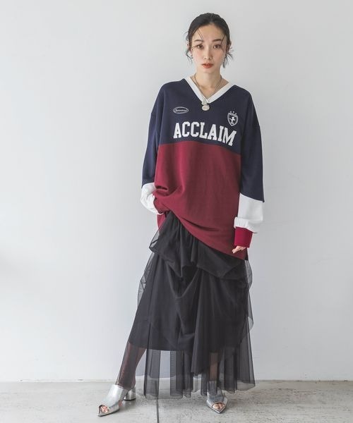 JEANASIS（ジーナシス）の「Gamingウラケプルオーバー/104982（スウェット・レディース・ホワイト系その他/ネイビー系・FREE）」の19枚目の写真