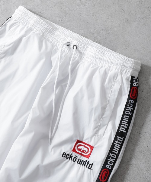 ecko unltd.（エコーアンリミテッド）の「【ecko unltd.】 ナイロン テック 裏メッシュ パンツ 【セットアップ可】（その他パンツ・メンズ・ブラック/ホワイト・X-LARGE/LARGE/MEDIUM）」の6枚目の写真