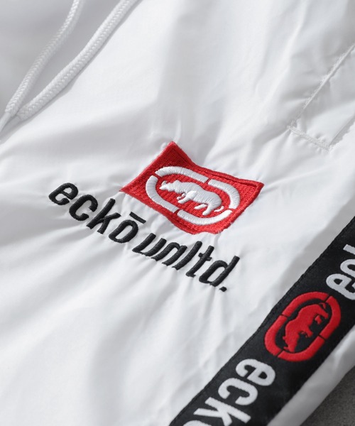 ecko unltd.（エコーアンリミテッド）の「【ecko unltd.】 ナイロン テック 裏メッシュ パンツ 【セットアップ可】（その他パンツ・メンズ・ブラック/ホワイト・X-LARGE/LARGE/MEDIUM）」の7枚目の写真
