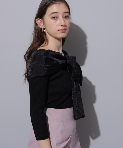 【美品】Rirandture  ボウタイゆるニット Rirandture（ニット/セーター）のフリマアイテム一覧