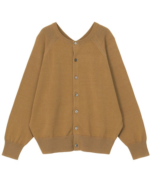 ZUCCa（ズッカ）の「コットンセーター / ニットカーディガン / (O)（カーディガン/ボレロ・レディース・ライトブラウン/ブラック/グレー/イエロー・M size）」の4枚目の写真