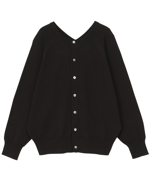 ZUCCa（ズッカ）の「コットンセーター / ニットカーディガン / (O)（カーディガン/ボレロ・レディース・ライトブラウン/ブラック/グレー/イエロー・M size）」の2枚目の写真