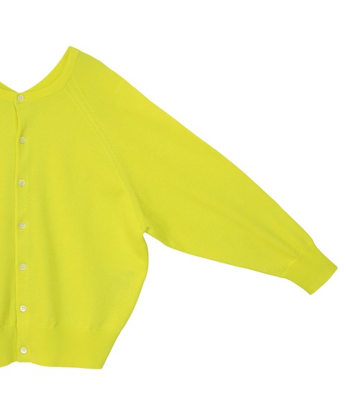 ZUCCa（ズッカ）の「コットンセーター / ニットカーディガン / (O)（カーディガン/ボレロ・レディース・ライトブラウン/ブラック/グレー/イエロー・M size）」の6枚目の写真