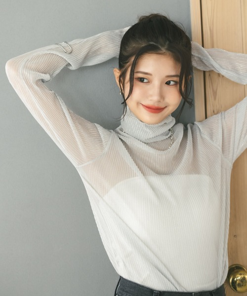 MIEL CRISHUNANT（ミエルクリシュナ）の「【 5color 】ハイネックラメ