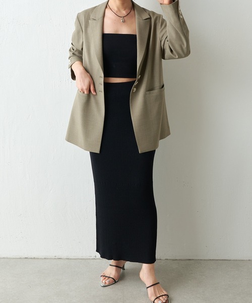 COLLAGE GALLARDAGALANTE（コラージュガリャルダガランテ）の「バンドゥ（キャミソール・レディース・ホワイト/ブラック・FREE）」の4枚目の写真