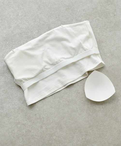 COLLAGE GALLARDAGALANTE（コラージュガリャルダガランテ）の「バンドゥ（キャミソール・レディース・ホワイト/ブラック・FREE）」の15枚目の写真