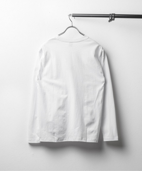 B.I.D.(ビーアイディー)の「《ミドルウェイト クルーネック刺繍ロングスリーブカットソー(Tシャツ/カットソー・レディース・ホワイト/サンドベージュ/ブラック・LARGE/MEDIUM)」の6枚目の写真