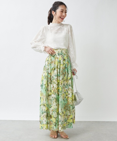 La boutique BonBon（ラブティックボンボン）の「花柄ギャザー