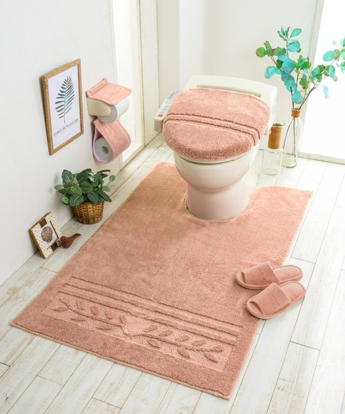 セール】【耳長マット】抗菌防臭カラフルトイレマット『オリーブ