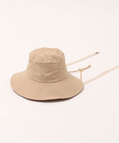 NOLLEY’S（ノーリーズ）の「つば広ダウンハット コード＆リボン付き（ハット・レディース・ブラック/ベージュ・FREE）」の3枚目の写真