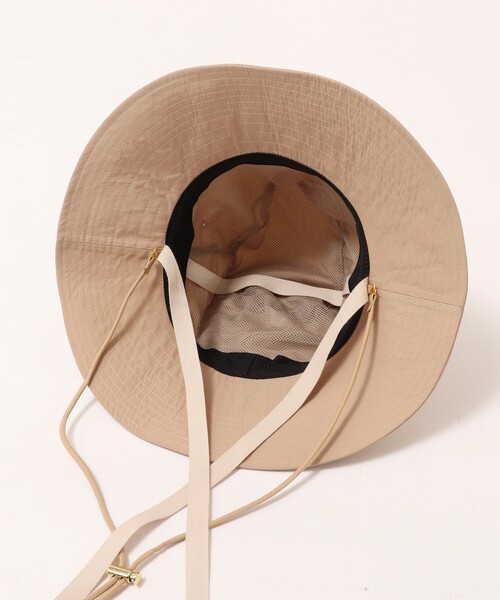 NOLLEY’S（ノーリーズ）の「つば広ダウンハット コード＆リボン付き（ハット・レディース・ブラック/ベージュ・FREE）」の6枚目の写真