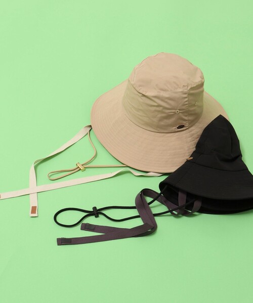 NOLLEY’S（ノーリーズ）の「つば広ダウンハット コード＆リボン付き（ハット・レディース・ブラック/ベージュ・FREE）」の9枚目の写真