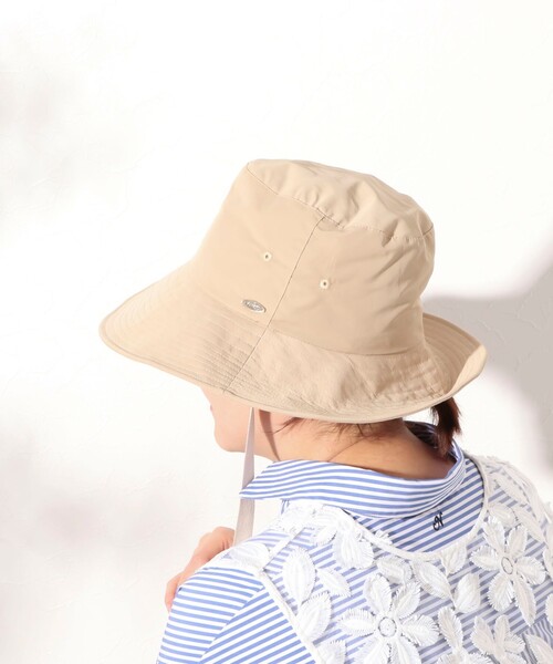 NOLLEY’S（ノーリーズ）の「つば広ダウンハット コード＆リボン付き（ハット・レディース・ブラック/ベージュ・FREE）」の14枚目の写真