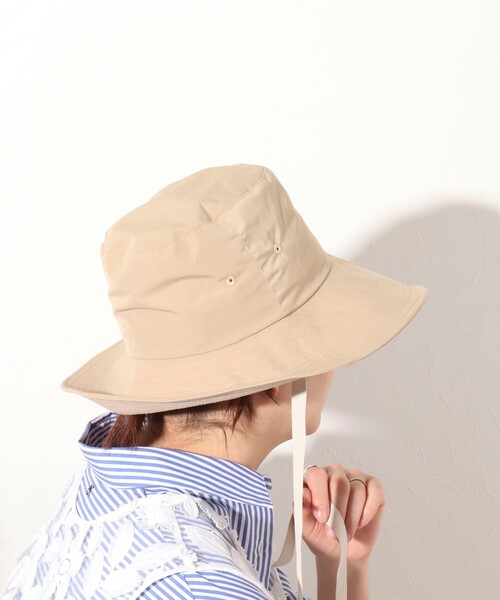 NOLLEY’S（ノーリーズ）の「つば広ダウンハット コード＆リボン付き（ハット・レディース・ブラック/ベージュ・FREE）」の16枚目の写真