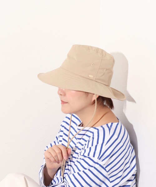 NOLLEY’S（ノーリーズ）の「つば広ダウンハット コード＆リボン付き（ハット・レディース・ブラック/ベージュ・FREE）」の20枚目の写真