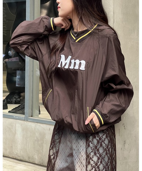 87mm（87mm）の「【UNISEX】Mmlg／Mmナイロン プルオーバー（Tシャツ/カットソー・レディース・ネイビー/グリーン/ブラウン・X-LARGE/LARGE/MEDIUM）」の2枚目の写真