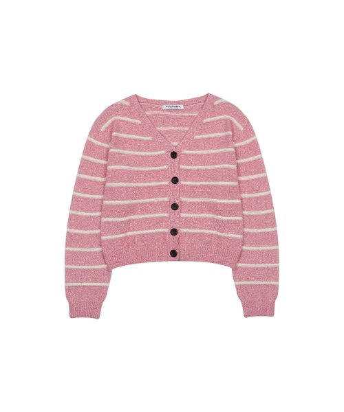 【セール】NM STRIPE CARDIGAN（カーディガン/ボレロ）｜LUVISTRUE（ラヴイズトゥルー）