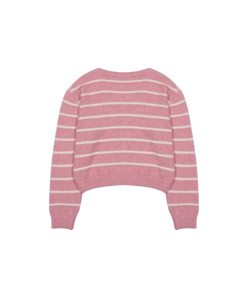 【セール】NM STRIPE CARDIGAN（カーディガン/ボレロ）｜LUVISTRUE（ラヴイズトゥルー）