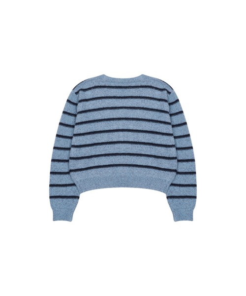 【セール】NM STRIPE CARDIGAN（カーディガン/ボレロ）｜LUVISTRUE（ラヴイズトゥルー）
