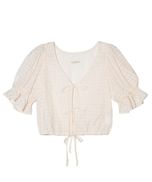 【セール】SHEER PLAID BLOUSE（シャツ/ブラウス）｜MILKFED.（ミルクフェド） 5,808円