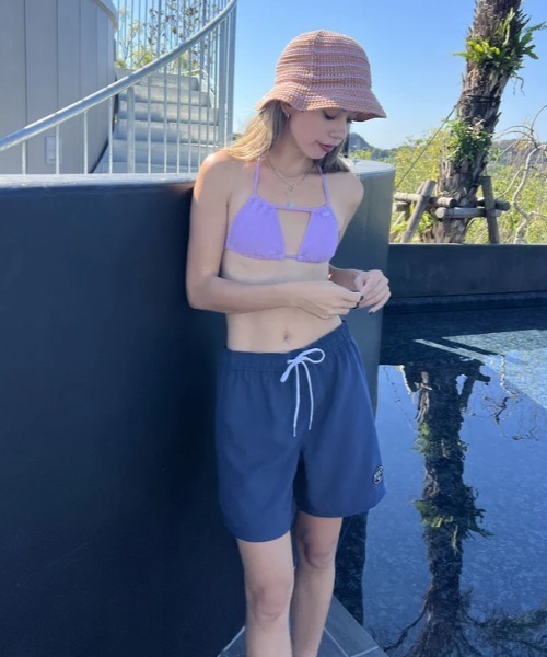 ROXY（ロキシー）の「LUNCH CALM COLOR/ロキシーウエストゴムボードショーツ・サーフトランクス (水着)（水着・レディース・ブラック/ホワイト/ネイビー・SMALL/MEDIUM/LARGE）」の19枚目の写真