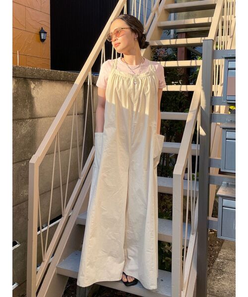 Ungrid（アングリッド）の「カラーフィットTee（Tシャツ/カットソー・レディース・ブラック/ピンク/グリーン/オフホワイト・FREE）」の17枚目の写真