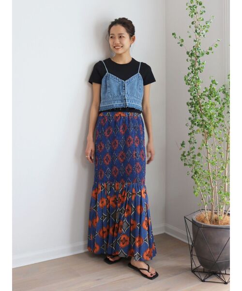 Ungrid（アングリッド）の「カラーフィットTee（Tシャツ/カットソー・レディース・ブラック/ピンク/グリーン/オフホワイト・FREE）」の22枚目の写真