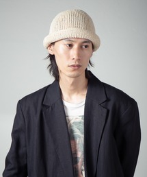 INDIETRO ASSOCIATION（インディエトロアソシエーション）の「Roll Hand Knit Cap / ロールハンドニットキャップ（ニットキャップ/ビーニー）」