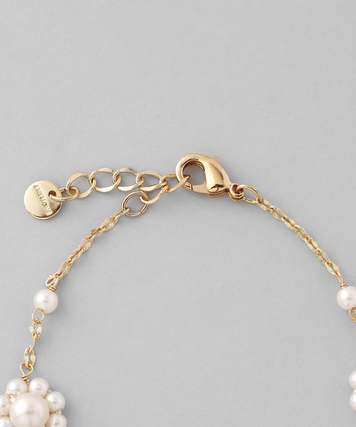 ANEMONE（アネモネ）の「パールフラワーブレスレット（ブレスレット・レディース・アイボリー・FREE）」の4枚目の写真