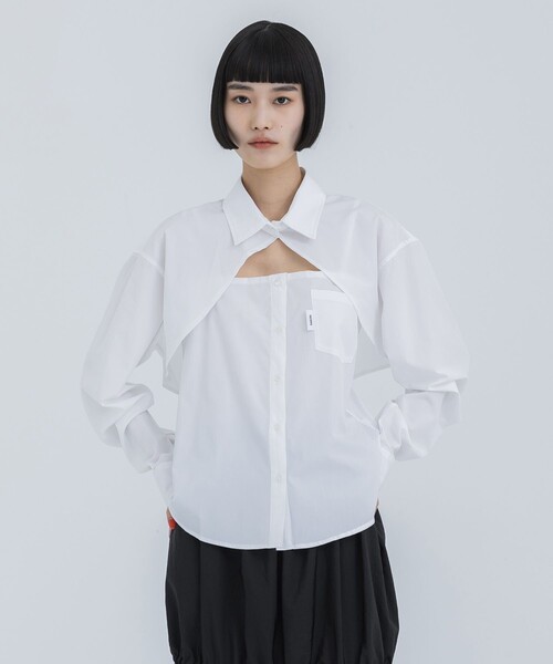【希少】【極美品】タグあり　BASICKS ベイシックス ショート丈シャツ 25AW】BASICKS ベイシックス / 80'S Galliano Vibes Shirt