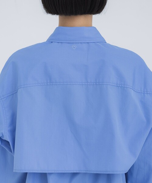 BASICKS(ベイシックス)の「【BASICKS/ベーシックス】カットアウトトーマスメイソンシャツ(シャツ/ブラウス・レディース・ホワイト/ブルー・S)」の12枚目の写真