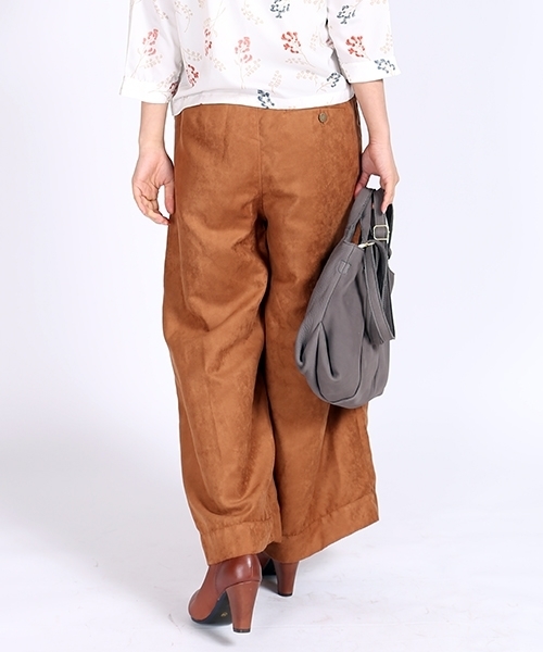 FREAK'S STORE（フリークスストア）の「フェイクスエードガウチョパンツ（その他パンツ・レディース・ブラウン/ブラック・SMALL/MEDIUM）」の4枚目の写真