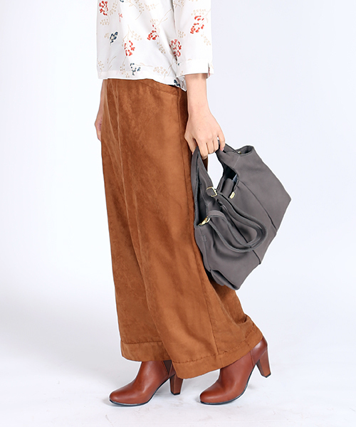 FREAK'S STORE（フリークスストア）の「フェイクスエードガウチョパンツ（その他パンツ・レディース・ブラウン/ブラック・SMALL/MEDIUM）」の12枚目の写真