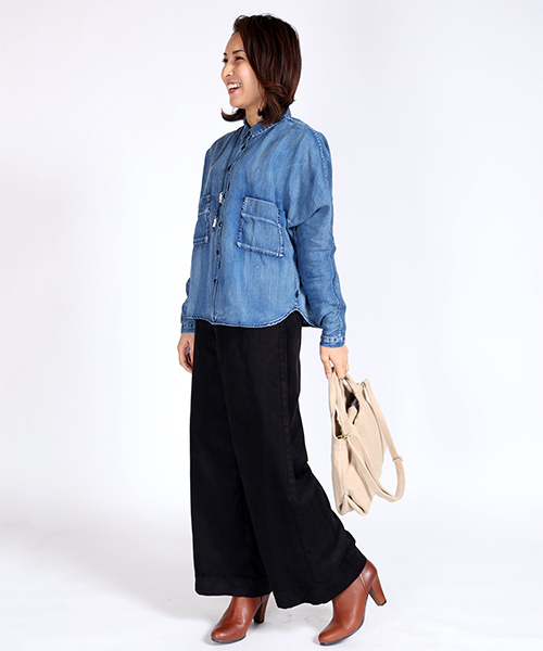 FREAK'S STORE（フリークスストア）の「フェイクスエードガウチョパンツ（その他パンツ・レディース・ブラウン/ブラック・SMALL/MEDIUM）」の16枚目の写真