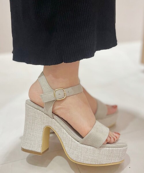 ESPERANZA(エスペランサ)の「一体底ソフトスクエアトゥサンダル 24SS(サンダル・レディース・オレンジ系その他2/ブラック系/チョコ・S/M/L/LL)」の20枚目の写真