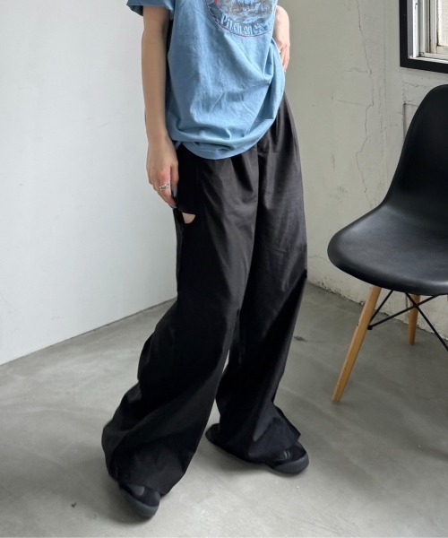 nemne store（ネンネストア）の「《Delfy》サイドカッティングスラックス（スラックス・レディース・グレー/ネイビー/ブラック・SMALL/MEDIUM）」の10枚目の写真