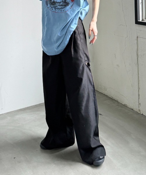 nemne store（ネンネストア）の「《Delfy》サイドカッティングスラックス（スラックス・レディース・グレー/ネイビー/ブラック・SMALL/MEDIUM）」の12枚目の写真