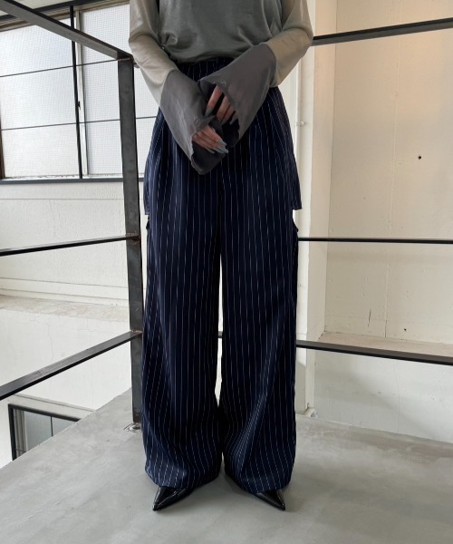 セール】《Delfy》サイドカッティングスラックス（スラックス）｜nemne