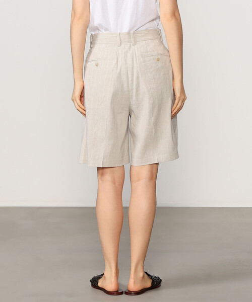 LE GLAZIK（ルグラジック）の「LE GLAZIK |  リネン ショートパンツ STRIPE WOMEN（その他パンツ・レディース・ベージュ系その他・36/34）」の10枚目の写真