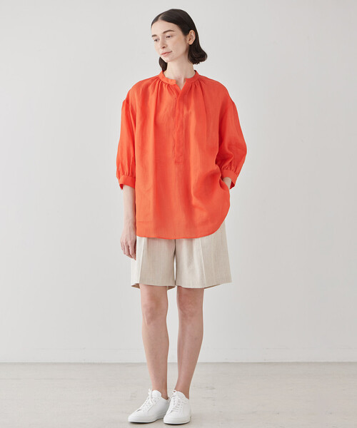 LE GLAZIK（ルグラジック）の「LE GLAZIK |  リネン ショートパンツ STRIPE WOMEN（その他パンツ・レディース・ベージュ系その他・36/34）」の17枚目の写真