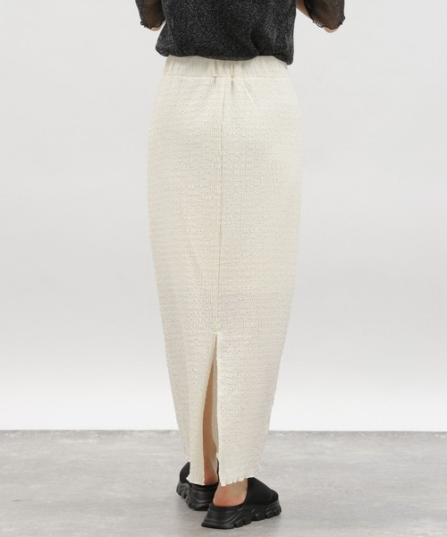 LAKOLE（ラコレ）の「シャーリングナロースカート / 118342（スカート・レディース・ライム/ブルー/ブラック/アイボリー・FREE）」の20枚目の写真