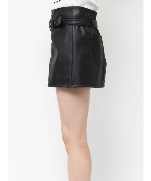 jouetie（ジュエティ）の「ローウエストベルトスカパン（スカート・レディース・ピンク/ブラック/カーキ・MEDIUM）」の4枚目の写真