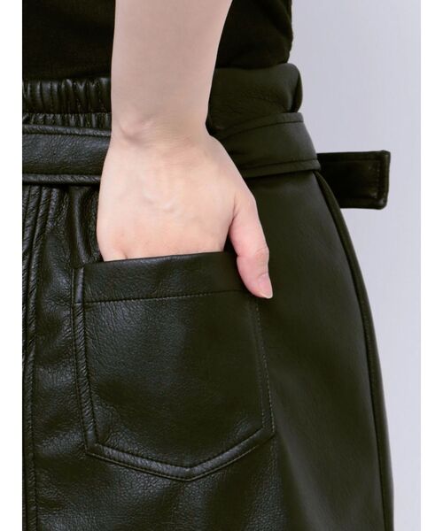 jouetie（ジュエティ）の「ローウエストベルトスカパン（スカート・レディース・ピンク/ブラック/カーキ・MEDIUM）」の17枚目の写真