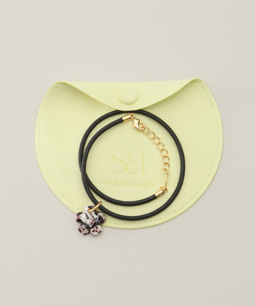 JOURNAL STANDARD(ジャーナルスタンダード)の「【SANDRALEXANDRA】Black and White Clover Ch CLOVER LEATHER CORD(チョーカー・レディース・ネイビー/ブラック・FREE)」の10枚目の写真