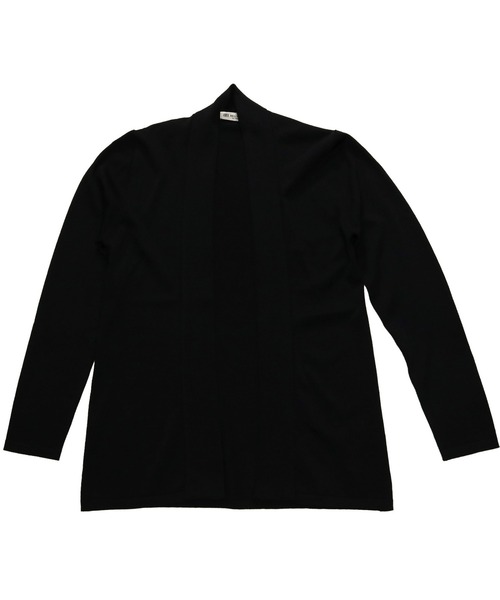 TOKYO SHIRTS(トウキョウシャツ)の「前立てリブトッパーニットカーディガン(ニット/セーター・レディース・ブラック/ネイビー/ベージュ・M/L)」の2枚目の写真