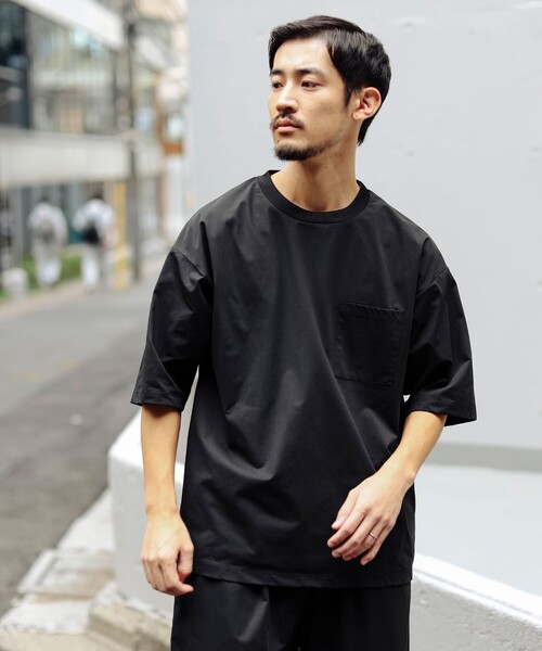 B:MING by BEAMS(ビーミングバイビームス)の「ストレッチ メッシュ ソリッド ポケットTシャツ(Tシャツ/カットソー・メンズ・ブラック/ブラウン系その他5・SMALL/MEDIUM/LARGE/X-LARGE)」の5枚目の写真