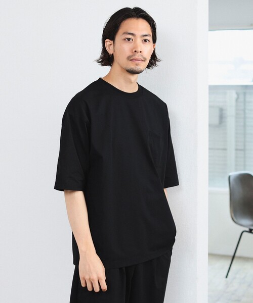 B:MING by BEAMS(ビーミングバイビームス)の「ストレッチ メッシュ ソリッド ポケットTシャツ(Tシャツ/カットソー・メンズ・ブラック/ブラウン系その他5・SMALL/MEDIUM/LARGE/X-LARGE)」の9枚目の写真