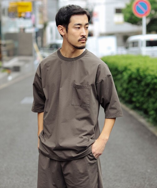 B:MING by BEAMS(ビーミングバイビームス)の「ストレッチ メッシュ ソリッド ポケットTシャツ(Tシャツ/カットソー・メンズ・ブラック/ブラウン系その他5・SMALL/MEDIUM/LARGE/X-LARGE)」の21枚目の写真