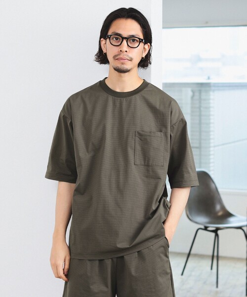B:MING by BEAMS(ビーミングバイビームス)の「ストレッチ メッシュ ソリッド ポケットTシャツ(Tシャツ/カットソー・メンズ・ブラック/ブラウン系その他5・SMALL/MEDIUM/LARGE/X-LARGE)」の14枚目の写真