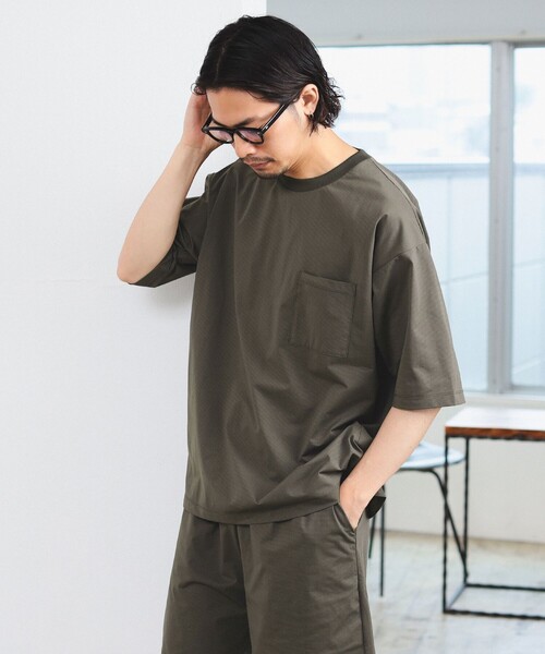 B:MING by BEAMS(ビーミングバイビームス)の「ストレッチ メッシュ ソリッド ポケットTシャツ(Tシャツ/カットソー・メンズ・ブラック/ブラウン系その他5・SMALL/MEDIUM/LARGE/X-LARGE)」の15枚目の写真